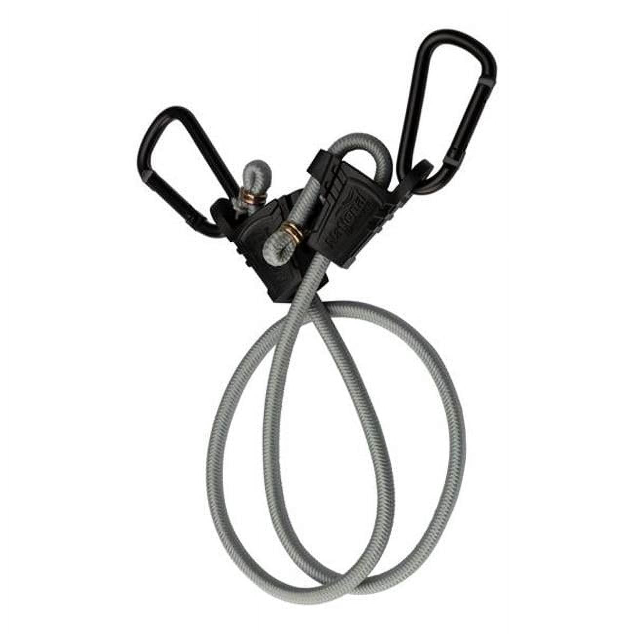 National Hardware 8056942 9-60 in. Adjustable Bungee Cord, Gray - Pack of 2