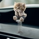 thumbnail image 4 of Lindo cabezón de gato para tablero de coche | Figura de gato de resorte de acrílico plano 2D Shy Kitty | Estantería de escritorio Decoración del hogar | Regalo de gato tembloroso y ondulante | 1, 4 of 5