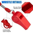 thumbnail image 3 of Lsupdaol 24 Pcs Whistles Bulk with Lanyard Sports Loud Crisp Sound Whistles for Coach Referees Training Emergency, 3 of 7