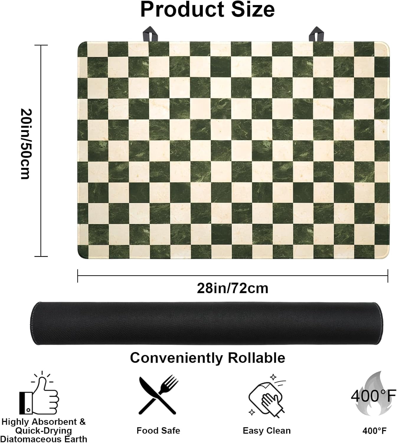 Stove Top Covers for Electric Stove, Glass Cooktop Protector Heat Resistant Stovetop Mat for Kitchen Decor 28 x 20 Inch