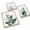 Olive Leaf Green MDF-16"L x 12"W, variant on Olive Leaf Green MDF 16"L x 12"W Three-Piece Framed Botanical Wall Art Set