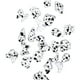 thumbnail image 1 of Qarigey Juego de 50 piezas de cristal, excelente brillo, puntas 3D, decoración de uñas, diamantes de imitación, artesanía DIY para Juegos de manicura Blanco negro, 1 of 6
