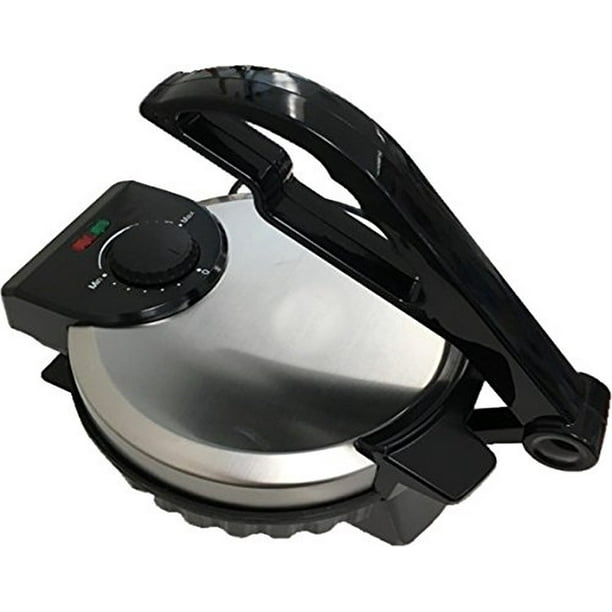 Best Non Stick Electric Tortilla Maker Temperature Control Stainless Steel  Finish With Cool Touch handle for flower tortillas corn tortillas, sugar ...