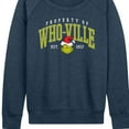 thumbnail image 3 of Dr. Seuss - The Grinch - Whoville Collegiate - Women's French Terry Pullover Sweatshirt, 3 of 5
