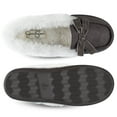 thumbnail image 6 of Jessica Simpson Womens Micro Suede Moccasin Indoor Outdoor Slipper Shoe, 6 of 9
