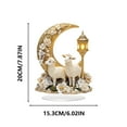 thumbnail image 3 of JoyMoreHome Moon Tabletop Ornament, Sheep Display 2D Plane Housewarming Gift, Interior Design Centerpiece Table Decoration for Living Room, Tabletop & Home, 3 of 7