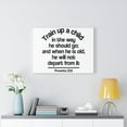 thumbnail image 2 of Scripture Walls  Up A Child Proverbs 22:6 Bible Verse Canvas Christian Wall Art Ready to Hang Unframed, 2 of 12