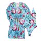 thumbnail image 4 of MKLEKYY Trajes De Baño Mujer Women Floral Print Swimsuits Deep V Neck Swimwear Women 2 Bathing Suit Sexy Monokini Suits Summer Wear Beach Cover Ups, 4 of 6