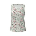 thumbnail image 4 of Haiem Fairy Floral Workout Tank Tops for Women, Athletic Sports Slim-Fit Tank Tops, Compression Sleeveless Dry Fit Shirts,Athletic Shirt-Small, 4 of 9