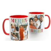 11 oz Red Ceramic Custom Mug