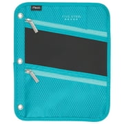 Five Star Zip Binder Pouch Pencil Pouch Pencil Case for 3 Ring Binder (Teal)