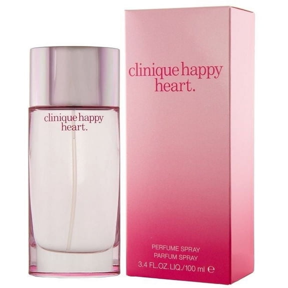 Clinique Happy Heart Parfum Spray for Women, 3.4 oz