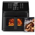 thumbnail image 1 of COSORI Air Fryer 6.5QT, 12-in-1 Large Airfryer Oven for Quick&Easy Meals, 80+Recipes, Features AdaptIQ Technology for Crispy Results, Clear Window, Nonstick Basket and Dishwasher Safe, Black Pro, 1 of 7