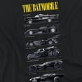 thumbnail image 2 of Batman 85th Anniversary Batmobile on Dark Women's Crop Top T-Shirt, Black, Large, 2 of 5