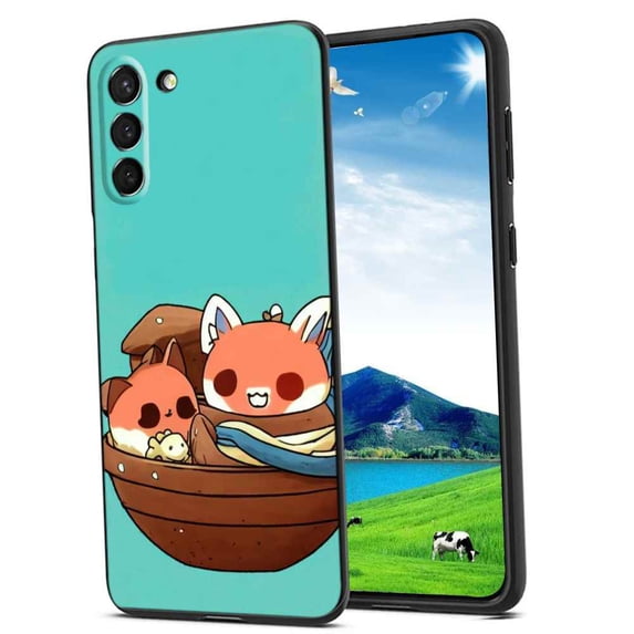 Compatible with Samsung Galaxy S23+ Plus Phone Case, Kawaii-3 Case Silicone Protective for Teen Girl Boy Case for Samsung Galaxy S23+ Plus