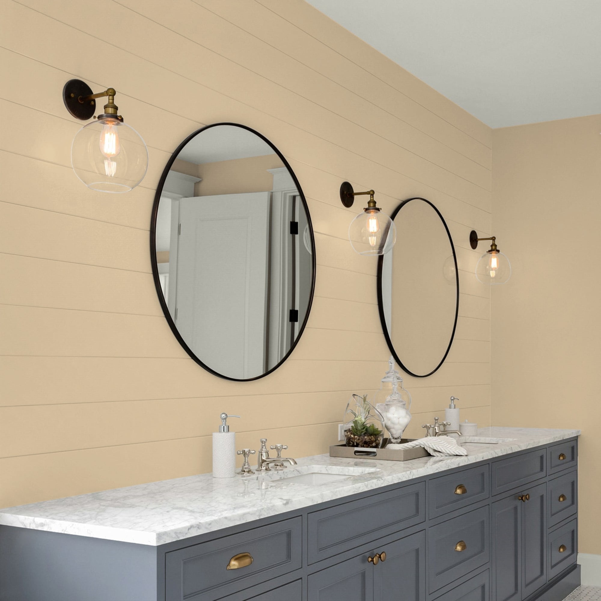 Glidden HEP Pony Tail / Beige, Eggshell Interior Paint with Primer, 1 Quart