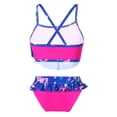 thumbnail image 4 of iEFiEL 2Pcs Girls Bikini Suit Spaghetti Straps Tube Top with Bottom Set Swimwear Beach Bathing Suit,Sizes 2T-10 Royal Blue 3T, 4 of 7
