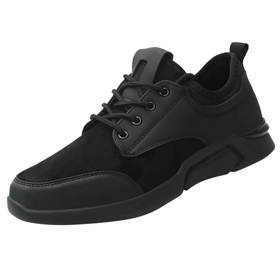 NOKIO Men Low Top PU Casual Walking Shoes Youth Sports Shoes Running Shoes Breathable Travel Shoes Men'S Mesh Running Shoes Spring Breathable Athletic Sneakers For Men
