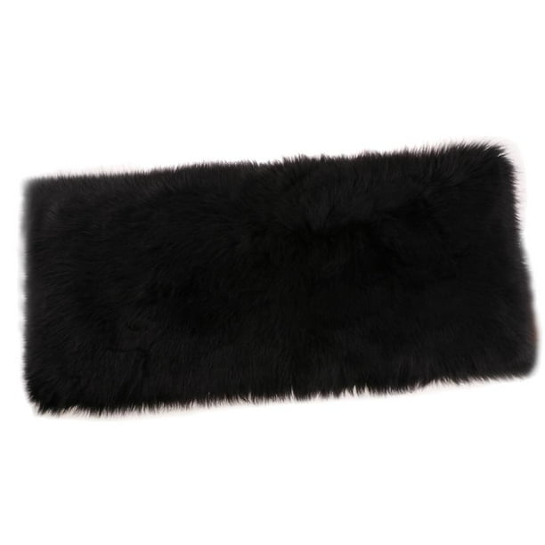 60 Cm *90 Cm Súper Suave Interior Moderno Shag Area s Suaves Y Sedosas s Esponjosas Antideslizante de Peluda Comedor Negro Yotijar Alfombra de área mullida
