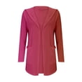 thumbnail image 2 of IMENGL Autumn winter gradient hooded cardigan, Blue L, Size M-2XL, 2 of 4