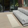 thumbnail image 5 of Nourison Essentials Indoor/Outdoor Ivory Beige 2'2" x 10' Area Rug, (2x10), 5 of 10