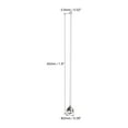 thumbnail image 2 of 100Pcs Silver Plated Ball Head Pins 40mm Wire Head Pins 22 Gauge Brass Head Pins for DIY Craft Jewelry Making, 2 of 5