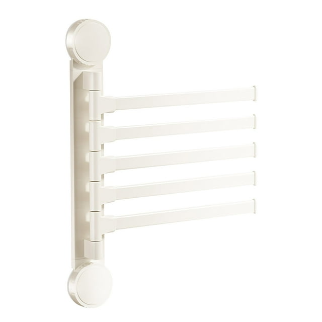 Huluwajiuyeye Towel Racks for Bathroom over Toilet Standing Towel Racks for Bathroom Small Bathroom Storage Cabinet Rotating Bathroom Shelf Aluminum Alloy Wall Mounted Organizer For Shower Storage