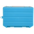 thumbnail image 4 of Portable Lure Box, Fishing Tackle Box With Removable Dividers Single-Layer Insert Lure Box Fishing Storage Trays  For River Pond Saltwater Freshwater Blue, 4 of 8