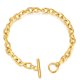 thumbnail image 5 of Pulseras con hebilla OT de acero inoxidable para hombre y mujer, joyería, regalos, pulsera de cadena de Color dorado y plateado, accesorios para fiesta, novedad de 2021, 5 of 5