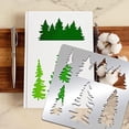 thumbnail image 5 of 1pc Pine Tree Stainless Steel Stencil Template Forest Metal Journal Stencils Templates Tool, 5 of 9