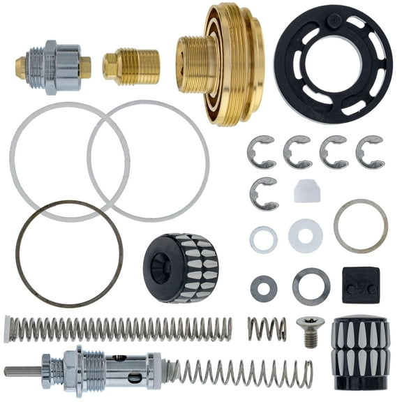 Master Elite Series PRO-33 HVLP Spray Gun Rebuild Kit #1 - Repair and Maintenance of Master Elite Series PRO-33 HVLP Spray Gun Models - Spray Head Parts, Seals Baffle Spring, Trigger Pivot, Clips