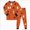 Halloween G115-Watermelon Red, variant on 3-4 Years Tween Boys And Girls Suit Long Pants Regular Long Sleeved Pajama Set Girls Halloween Pajamas Girls' Sleepwear