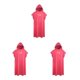 thumbnail image 5 of Sonducket Poncho De Microfibra Para Unisex Toallas De Baño Para El Cuerpo Absorbentes Ligeras Y Fáciles De Llevar Toalla De Microfibra rosa 1 Type1 NO1, 5 of 6