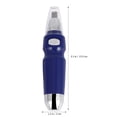 thumbnail image 4 of KAKOWELY Electric Ear Nose Hair Trimmer Shaver Clipper Cleaner Shaving Scraping Eyebrow Shaping Safe Face Care Shaving Device without Battery (Blue),5.31"X1.18"X1.18", 4 of 5