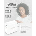thumbnail image 6 of Liquipel Powertek Pastel Type-C Fast Charging Wall Charger 20W PD USB-C with Foldable Plug, for iPhone, iPad, iWatch, Galaxy, Tablet, 6 of 7