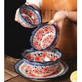 thumbnail image 2 of Large Cereal Bowls Set, Soup Bowls Microwave Safe, Rice Bowls, Breakfast Bowls, Ceramic Cereal Bowls-safflower,Set of 6, 2 of 6