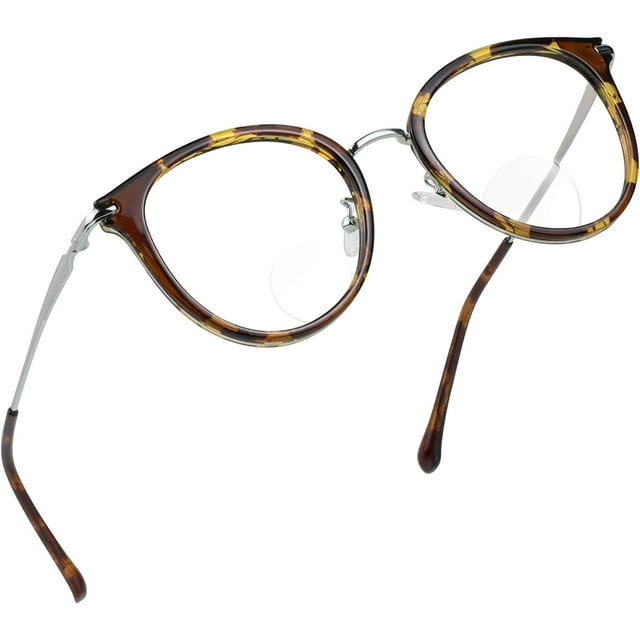 LifeArt Blue Light Blocking Bifocal Computer Reading Glasses with Transparent Lens for Women/Men