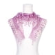 thumbnail image 2 of INSPIRE CHIC Chal de Encaje Mantilla de Tul, Cubierta Triangular para la Cabeza, Velo de Iglesia para Misa, Damas de Honor de Boda 51.2"x15.7" Rosa Púrpura, 2 of 5