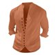 thumbnail image 4 of New Men's Retro Cotton Linen Casual Loose Fitting Long Sleeved Shirt M, 4 of 5