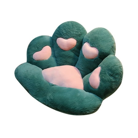 

Puloru Seat Cushion Cartoon Bears Paw Shaped Mat Back Cushion Ornament
