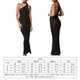 thumbnail image 2 of Vestido De Playa De Mujer sexy vestido de punto con cuello halter Cgtredaw para Mujer Negro T L, 2 of 6