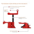 thumbnail image 2 of Heavy-Duty Quick-Release Pipe Clamp Manual Pipe Clamp Hardware Tools, 2 of 5