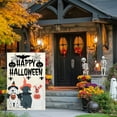 thumbnail image 4 of Halloween  Dogs Flag Garden Pumpkin Outdoor Yard Flag Double Sided 12"x18", 4 of 5