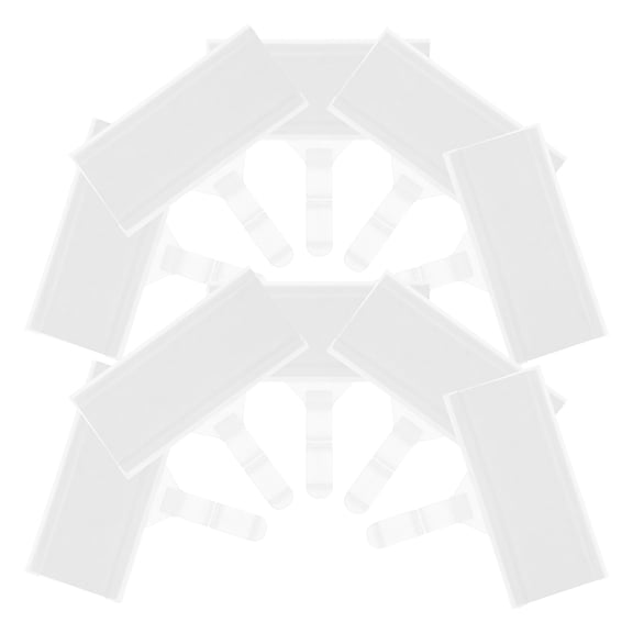 WHAMVOX 20pcs Plastic Hanging Shelf Label Holder Wire Shelving Tag for Supermarket Retail Store 76x35mm