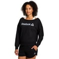 thumbnail image 2 of Reebok Women's Studio Off the Shoulder Sweatshirt, Sizes XS-XXXL, 2 of 5