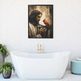 thumbnail image 7 of WFSposter Jesus Canvas Wall Art Jesus with Red Bird Bright Red Picture Print Christian God Poster Cardinal and Jesus Picture for Church Prayer Room, 7 of 7