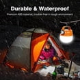 thumbnail image 3 of Rechargeable Portable Solar Camping Light, 6 Light Modes Waterproof Camping Light with Solar Panel and Hook, 42 LEDs 350 LM Super Bright Tent Light fo, 3 of 5