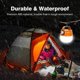 thumbnail image 3 of Rechargeable Portable Solar Camping Light, 6 Light Modes Waterproof Camping Light with Solar Panel and Hook, 42 LEDs 350 LM Super Bright Tent Light fo, 3 of 5