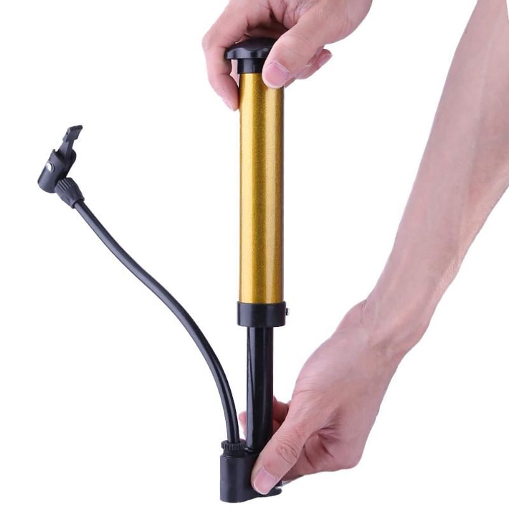 Details about   High Pressure Bycycle Tire Basketball Football Manual Air Pump Inflator Healthy 