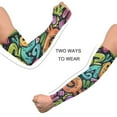 thumbnail image 4 of ALAZA Funny Character UV Sun Protection Arm Sleeves UPF 50+ Compression Cooling Sleeve 1 Pair, 4 of 7